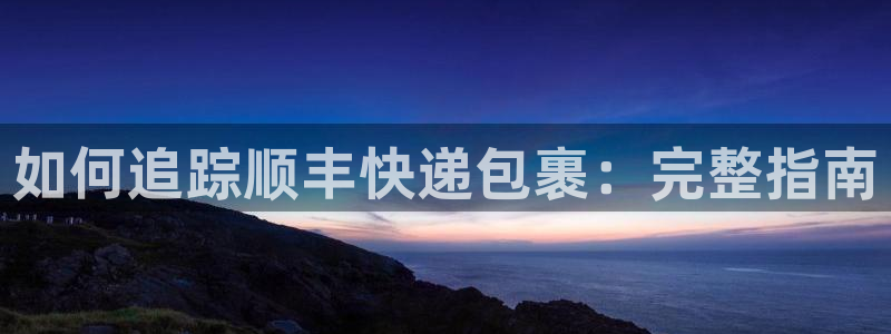 28圈注册链接入口：如何追踪顺丰快递